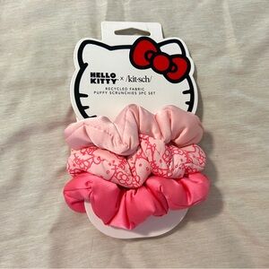 Kitsch x Hello Kitty Pink Scrunchies Set